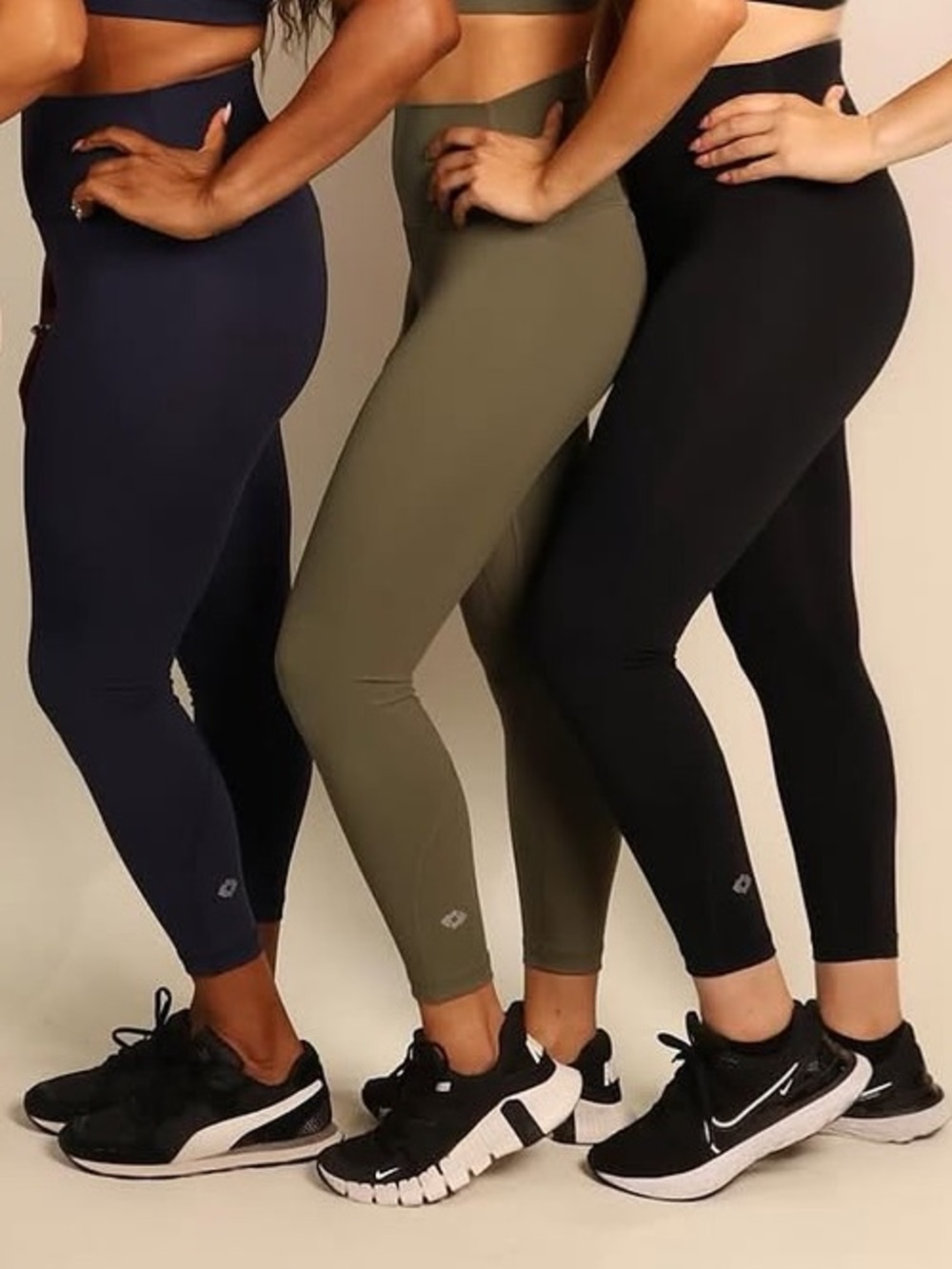 Quoia activewear olive green leggings